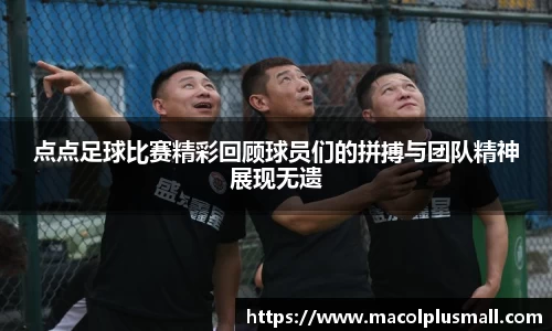 点点足球比赛精彩回顾球员们的拼搏与团队精神展现无遗