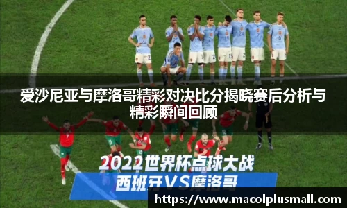 爱沙尼亚与摩洛哥精彩对决比分揭晓赛后分析与精彩瞬间回顾