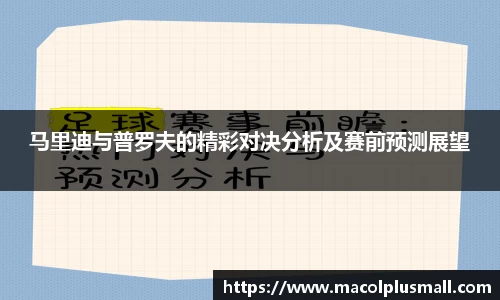 马里迪与普罗夫的精彩对决分析及赛前预测展望